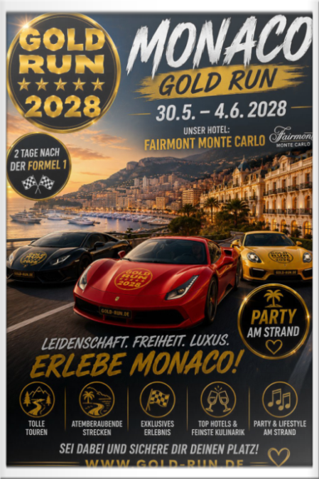 Gold-Run Sportwagenausfahrt -Elsass 2027