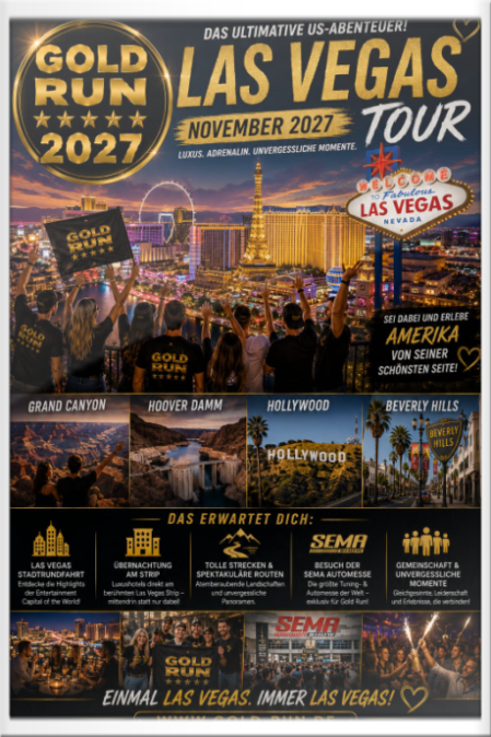 Gold-Run SportwagenTour - Las Vegas, USA