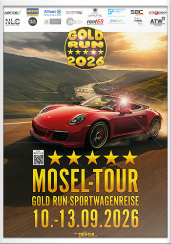 Gold-Run Sportwagenausfahrt - Mosel-Tour 2026