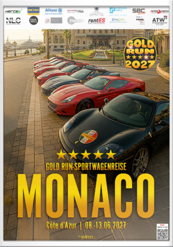 Gold-Run Sportwagenausfahrt - Monaco 2027