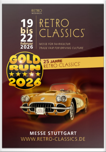 GOLD-RUN auf der Retro Classics 19.-22.02.2026